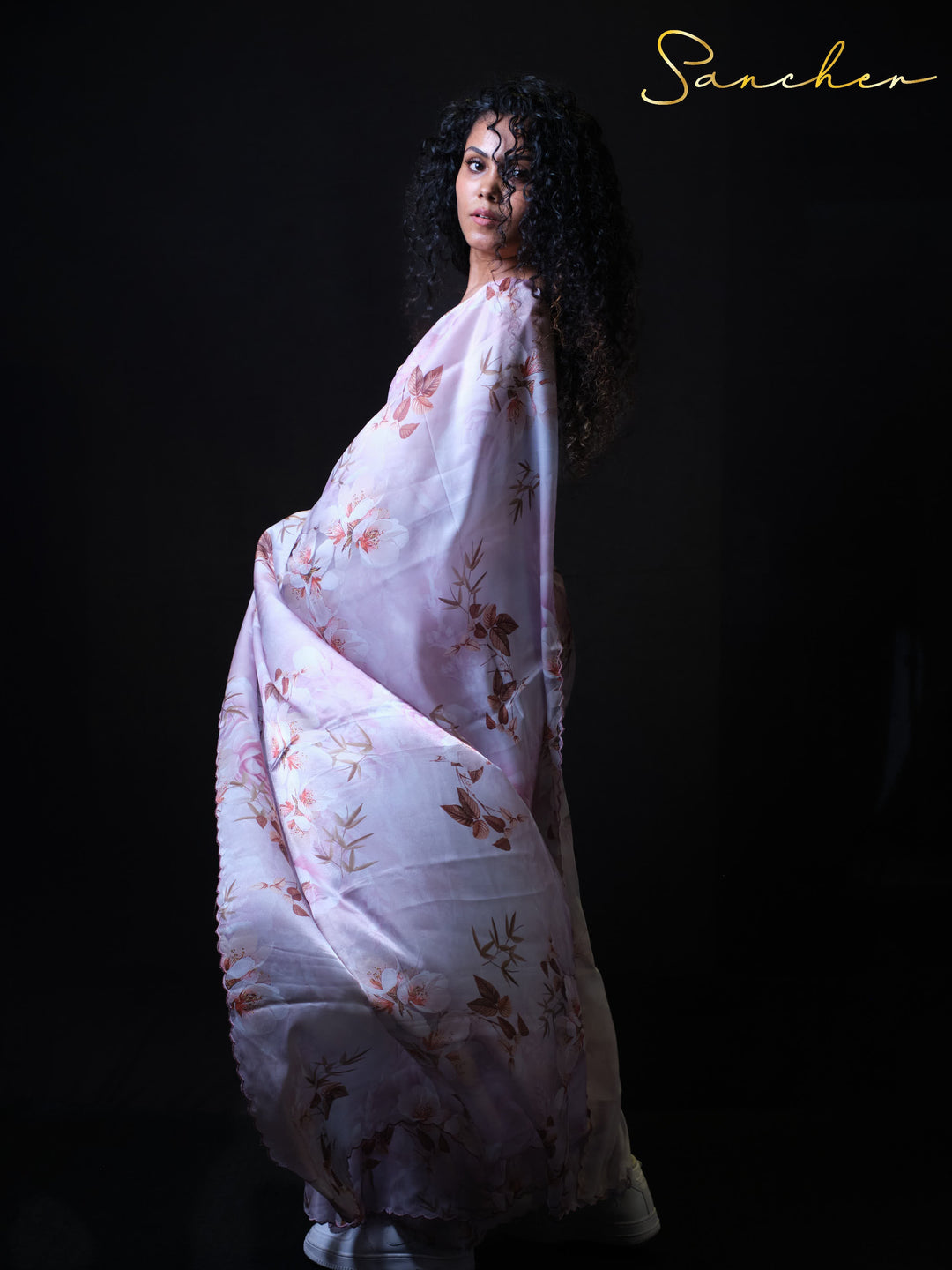 Coastal Charm Premium Satin Silk Saree