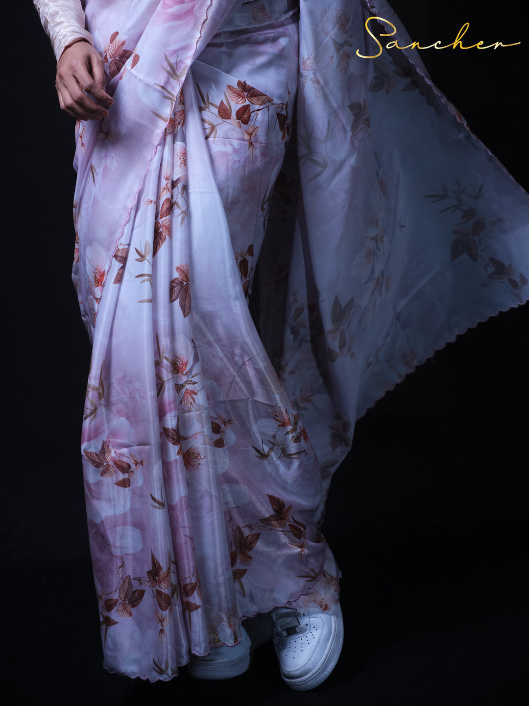 Coastal Charm Premium Satin Silk Saree