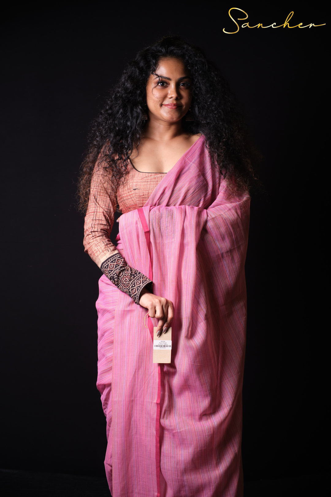 Aqua Whisper Mulmul Cotton Saree