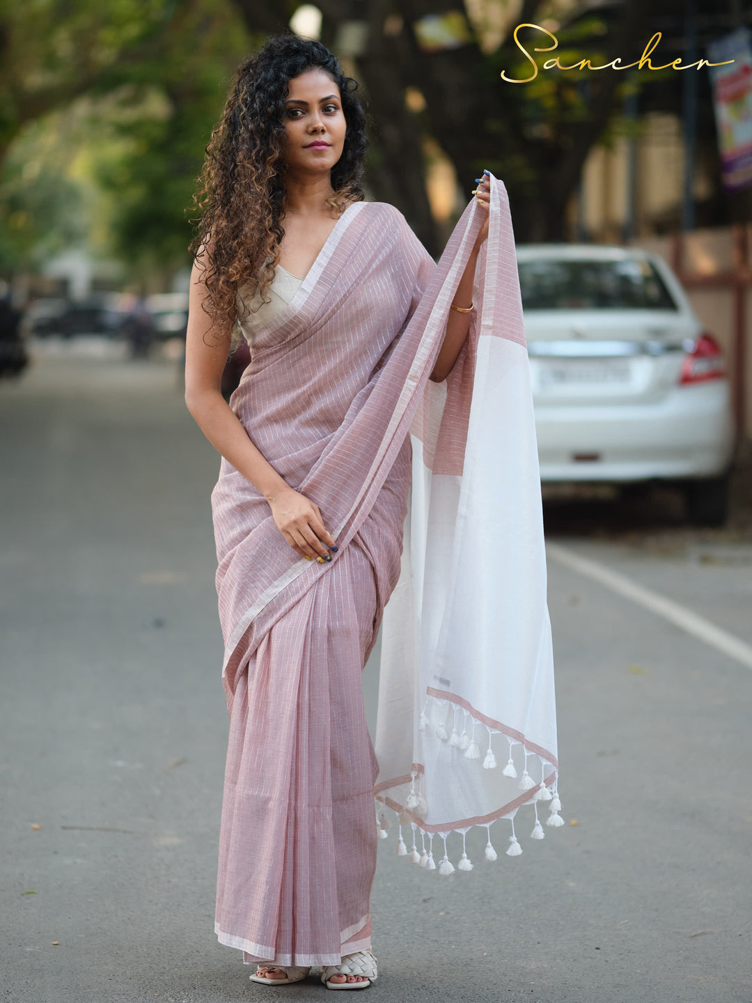 Honor Badge Mulmul Cotton Saree