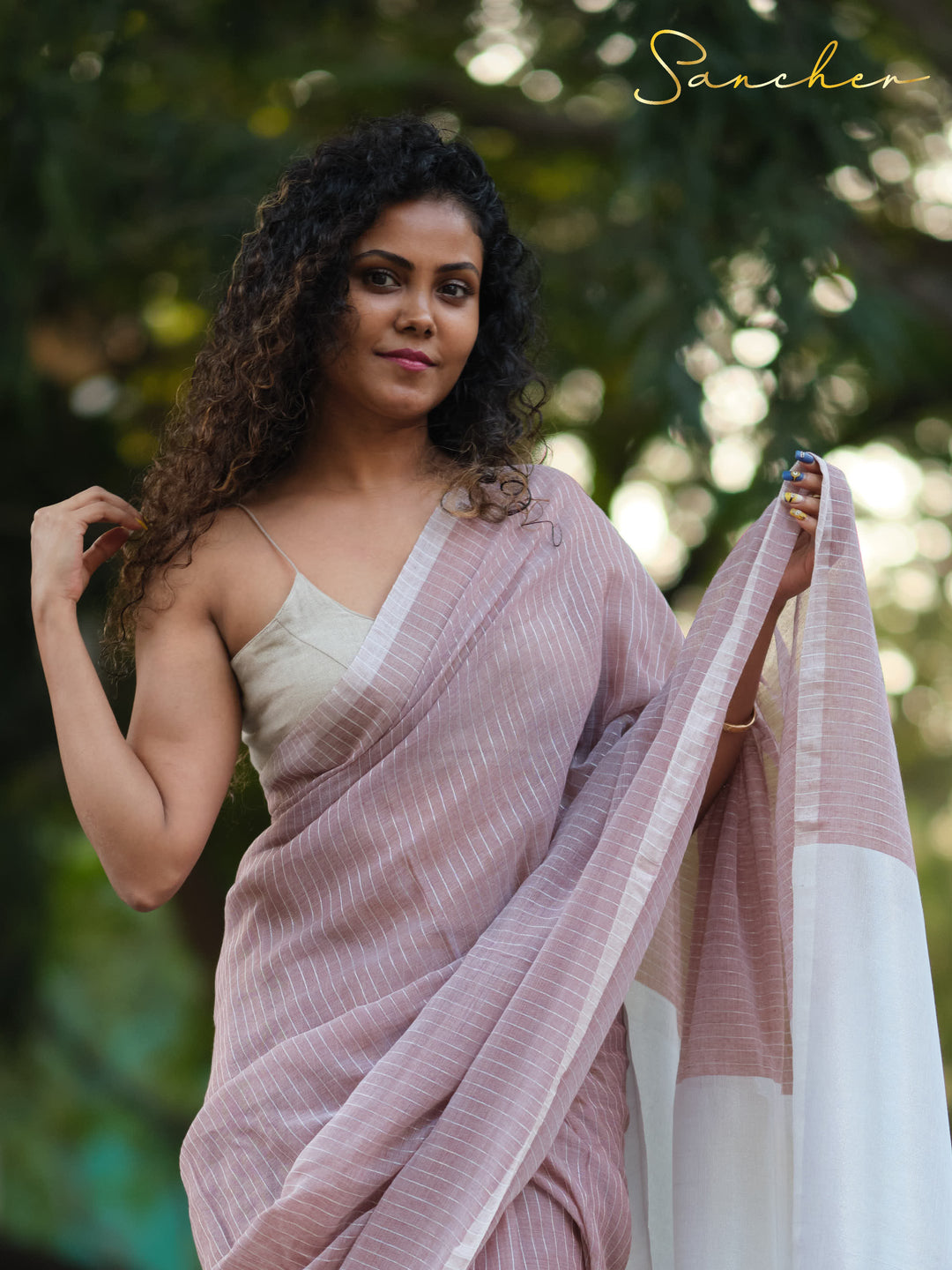 Honor Badge Mulmul Cotton Saree
