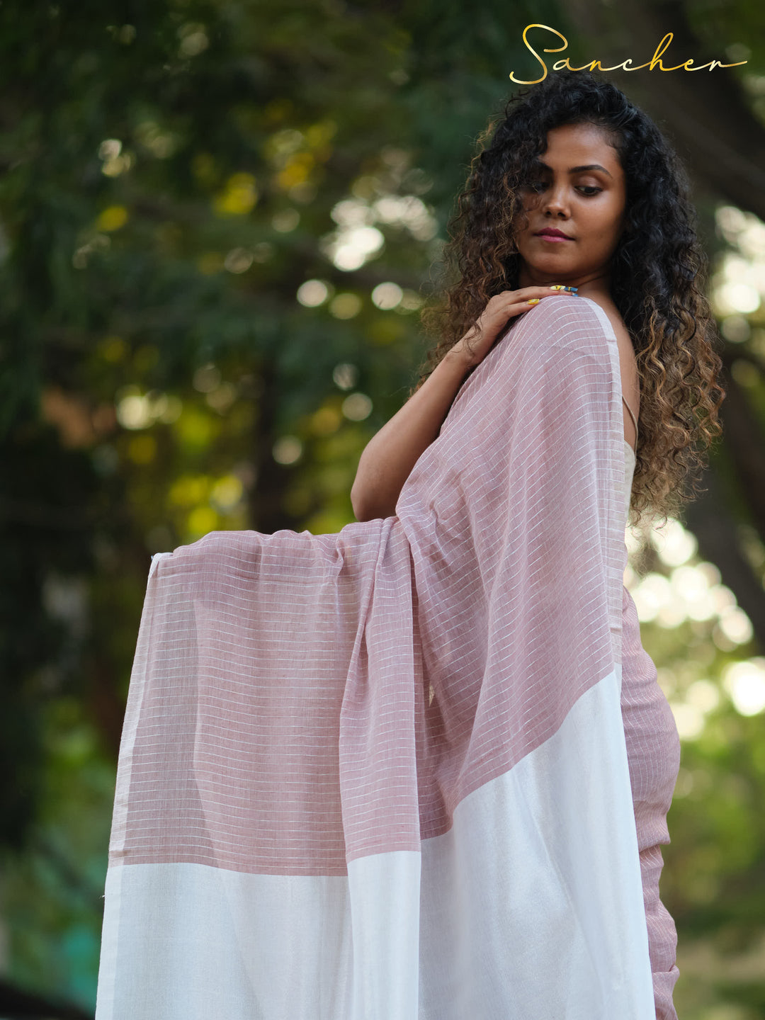 Honor Badge Mulmul Cotton Saree