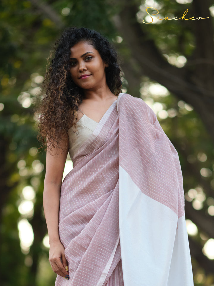 Honor Badge Mulmul Cotton Saree