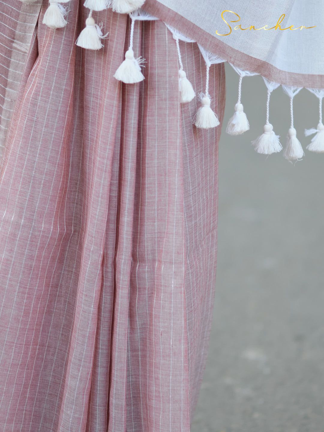 Honor Badge Mulmul Cotton Saree