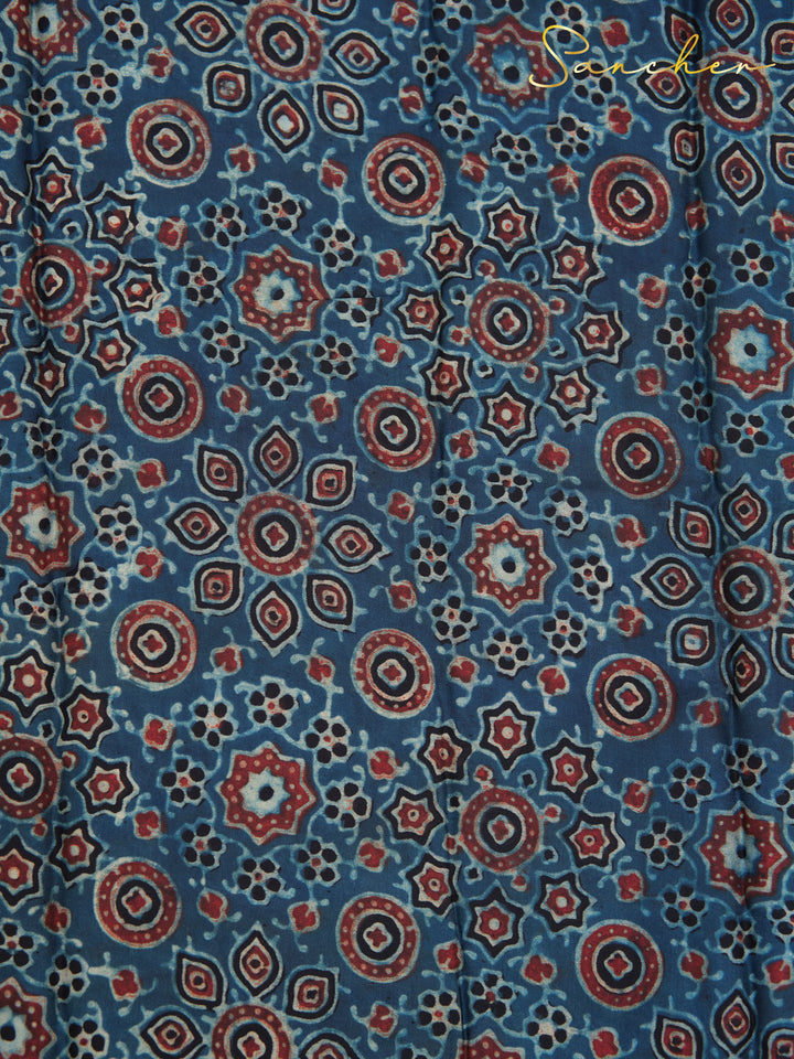 Ajarkh Modal Silk Saree