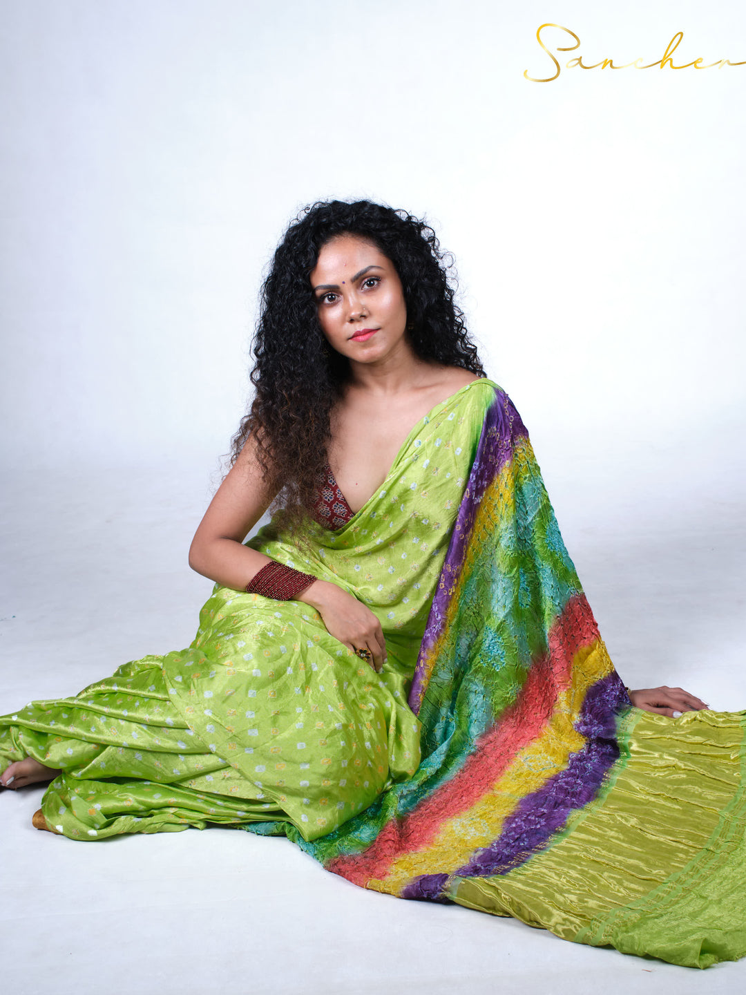 Limerick Dreams Modal Silk Saree