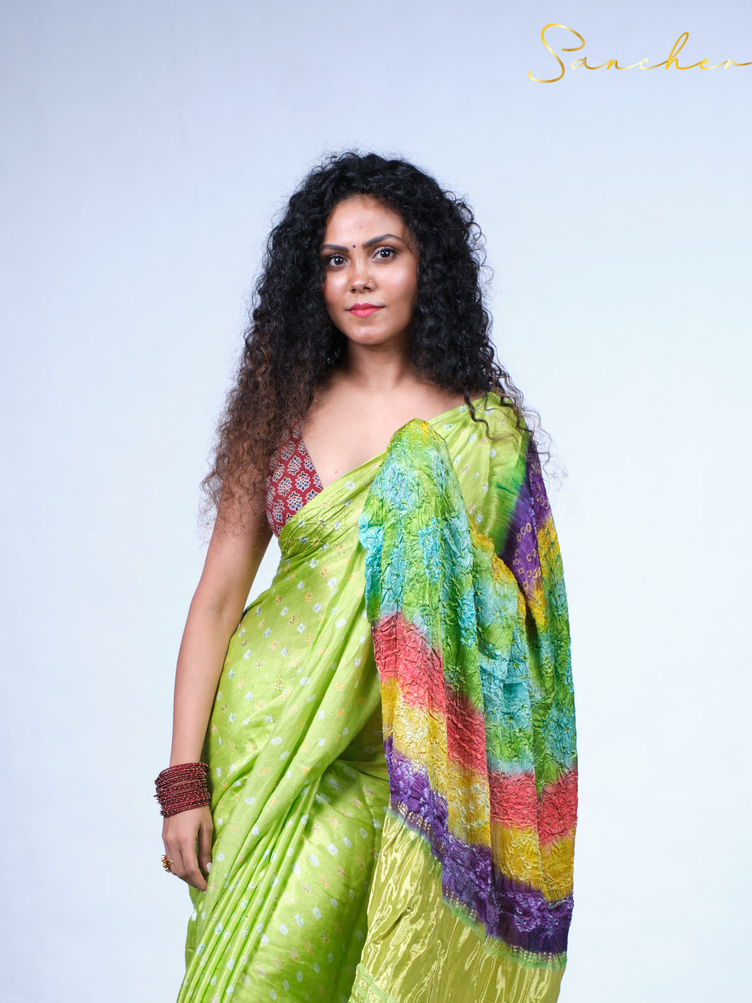 Limerick Dreams Modal Silk Saree