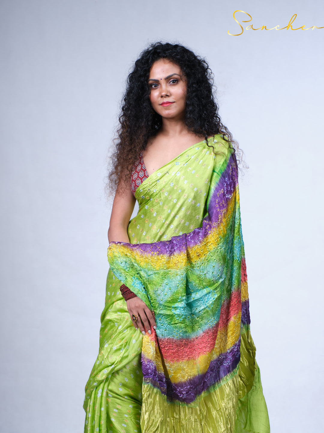 Limerick Dreams Modal Silk Saree