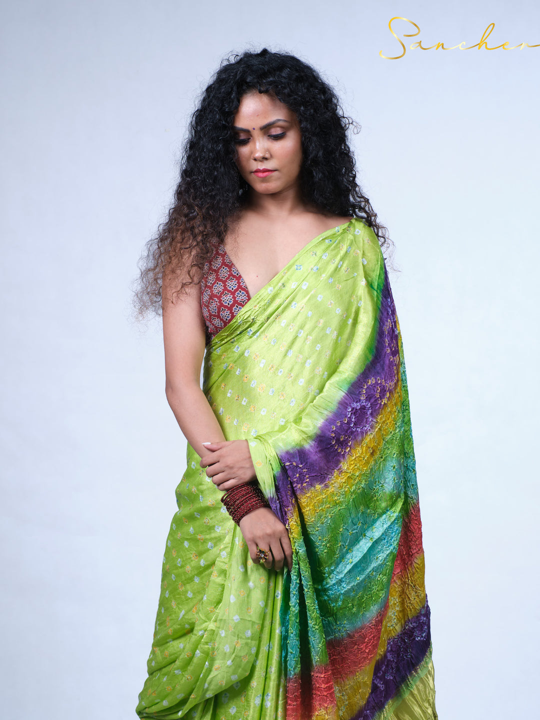 Limerick Dreams Modal Silk Saree