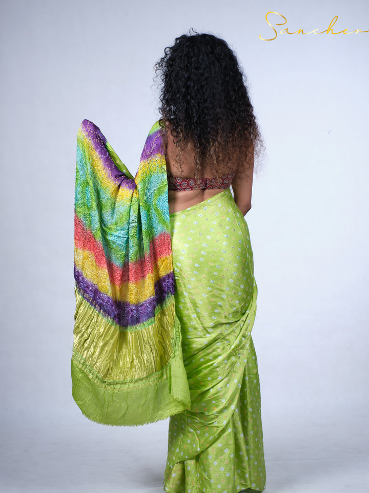 Limerick Dreams Modal Silk Saree