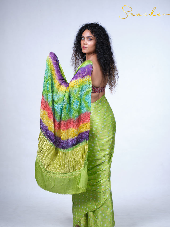 Limerick Dreams Modal Silk Saree