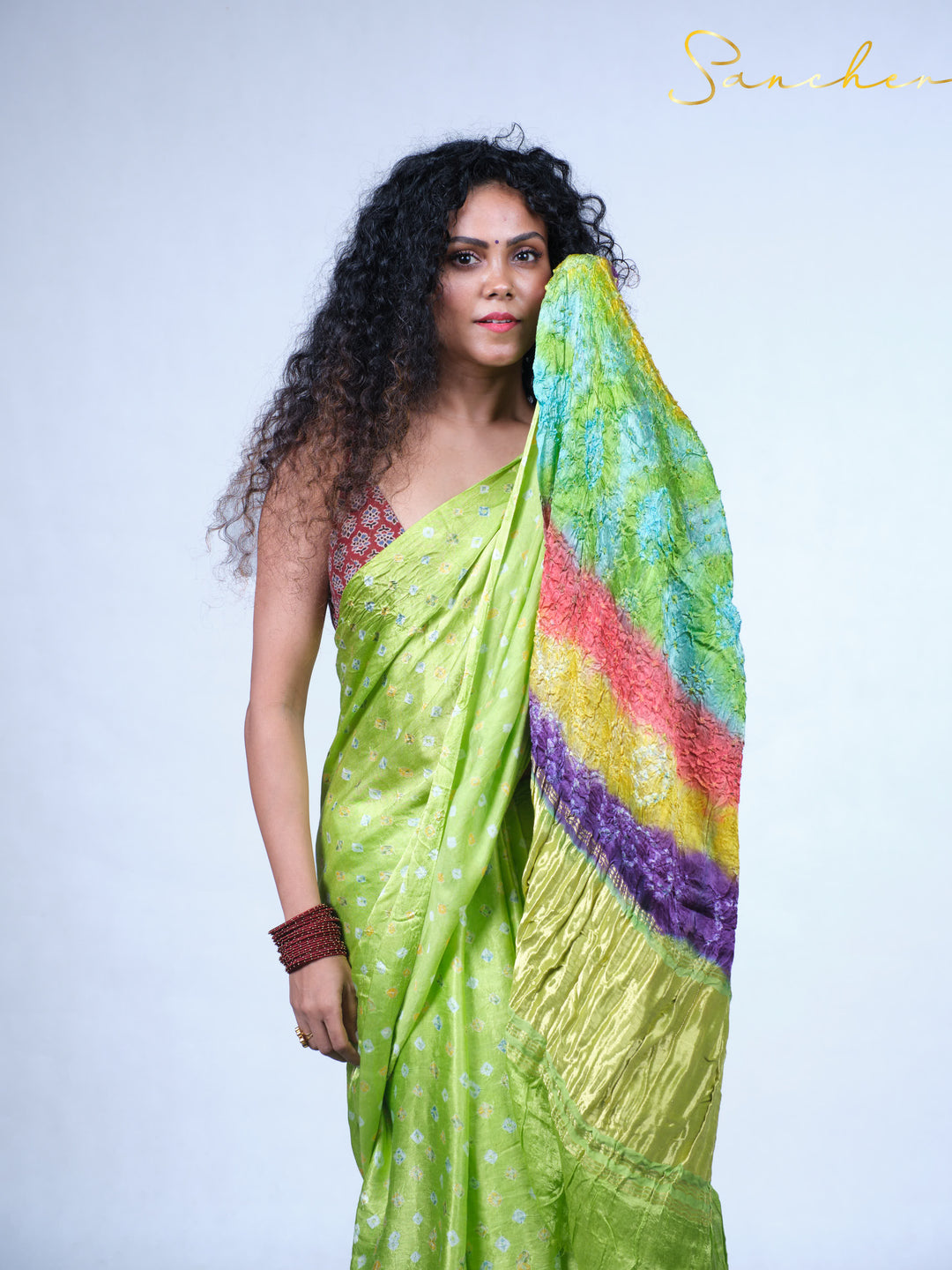 Limerick Dreams Modal Silk Saree