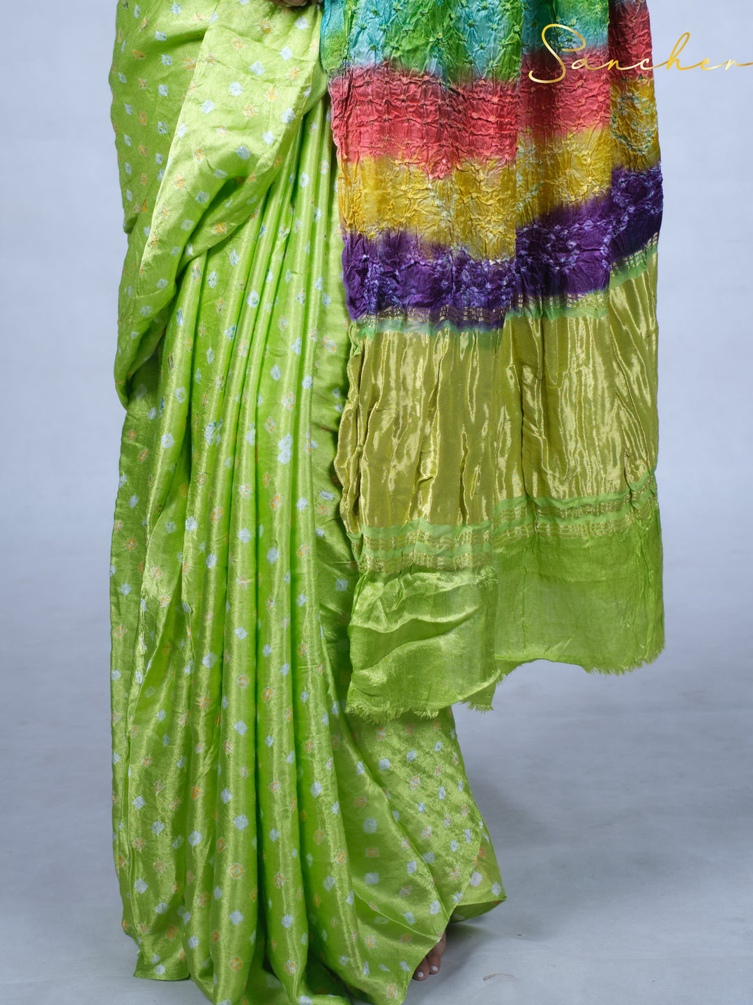 Limerick Dreams Modal Silk Saree