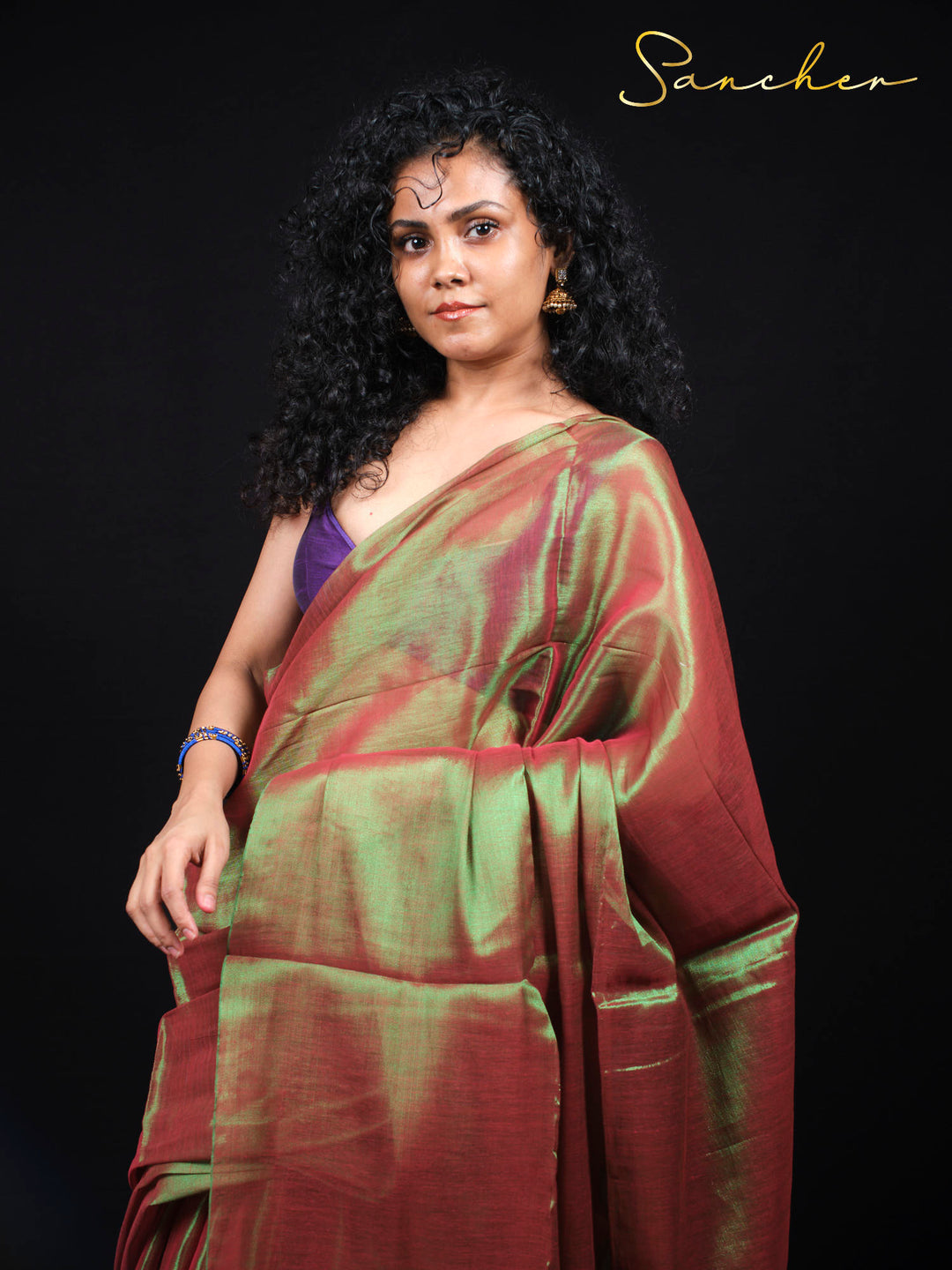 Soft mul zari cotton saree in jade juice color perfect for office wear and festivals