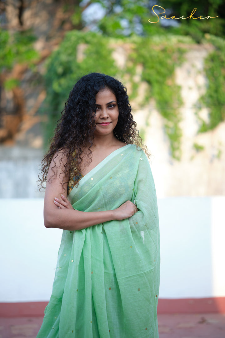 Misty Fresh Mulmul Cotton Saree