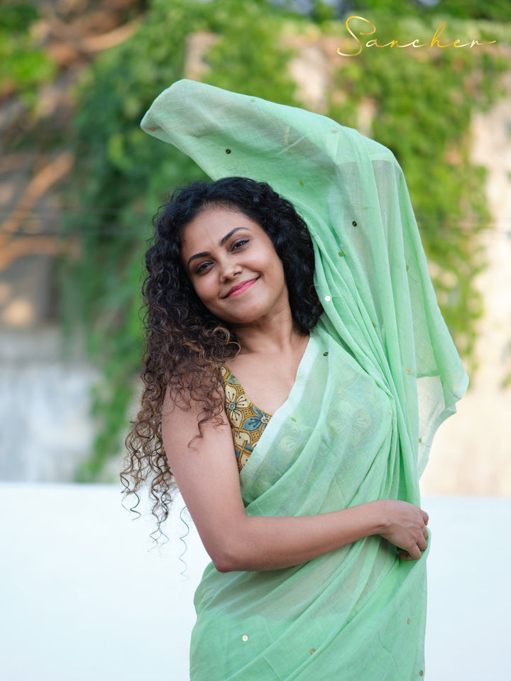 Misty Fresh Mulmul Cotton Saree