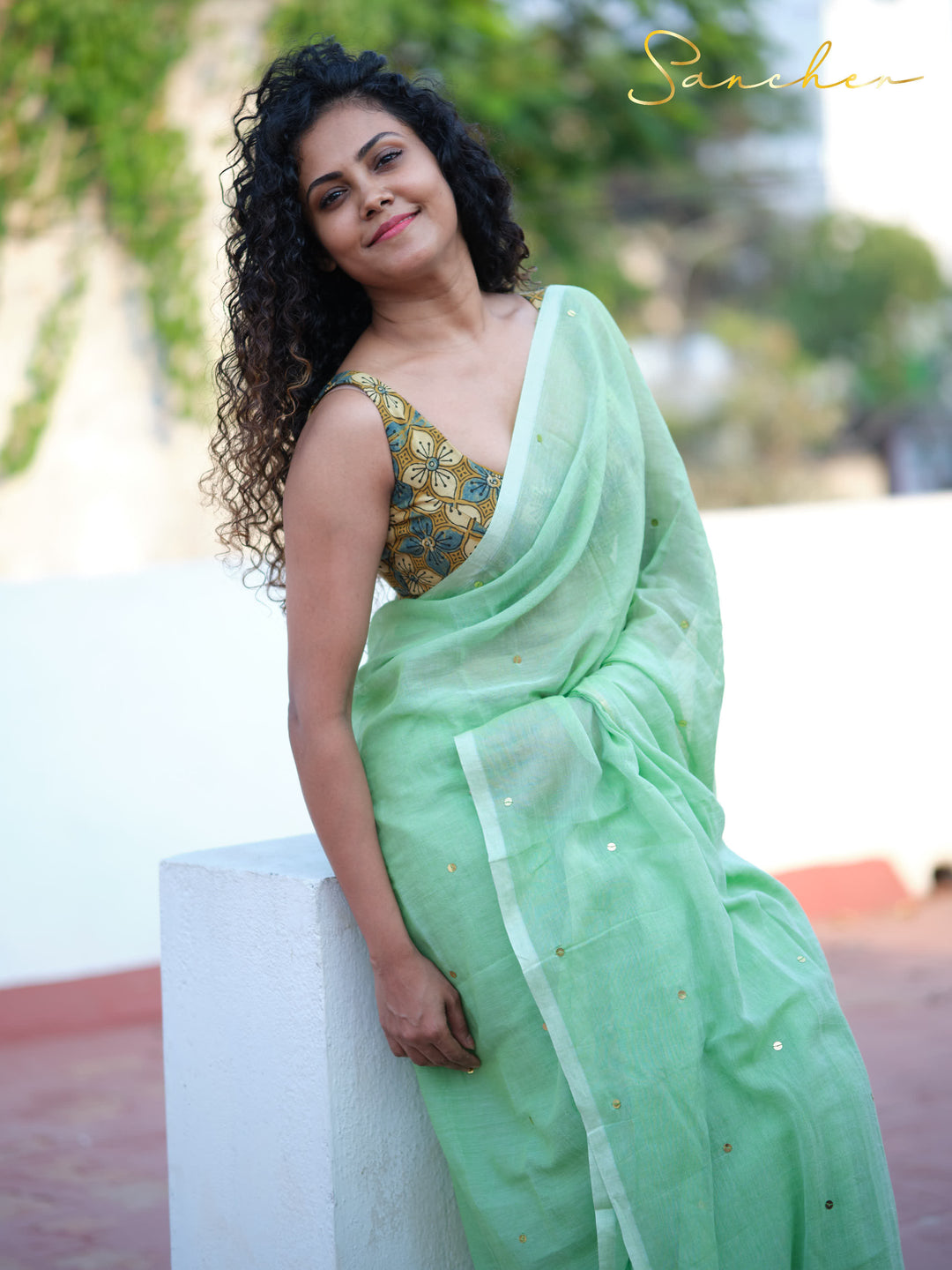 Misty Fresh Mulmul Cotton Saree