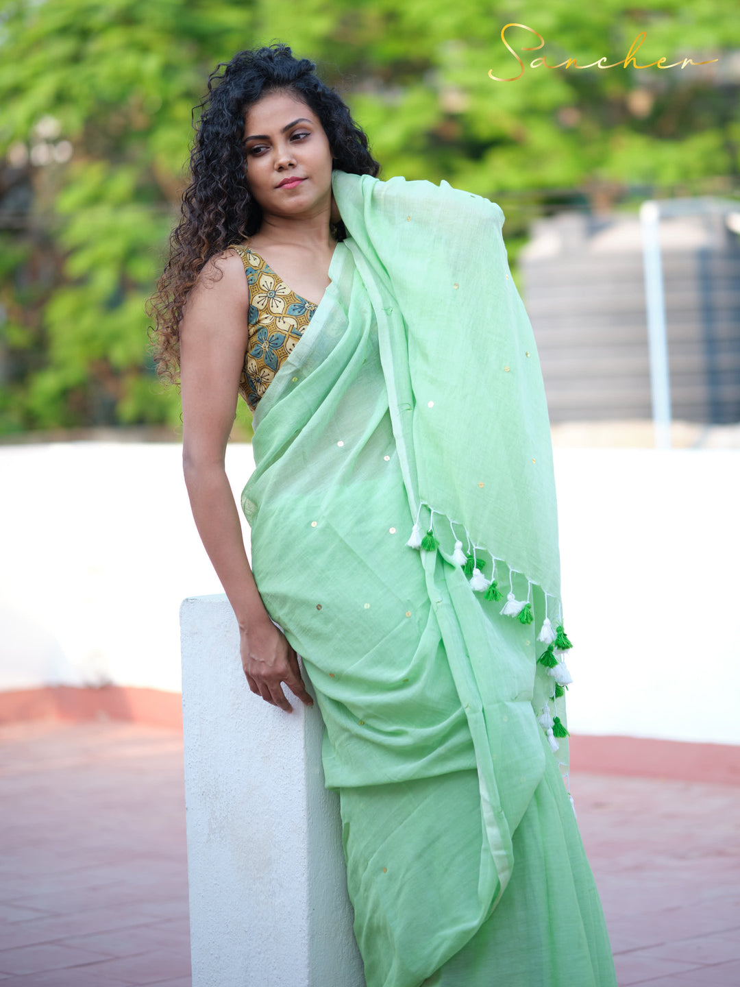 Misty Fresh Mulmul Cotton Saree