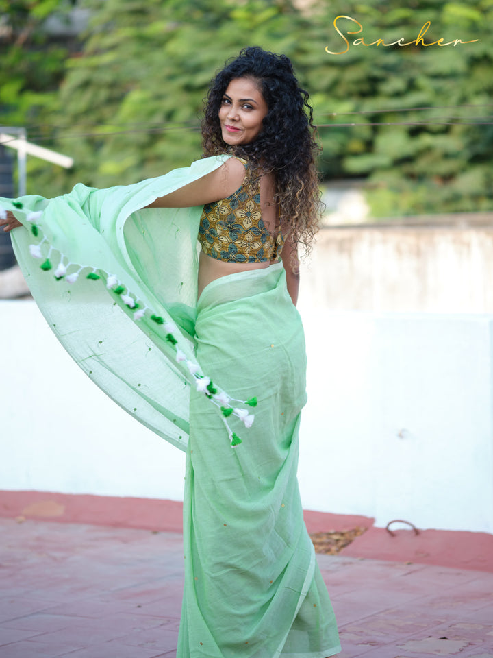 Misty Fresh Mulmul Cotton Saree