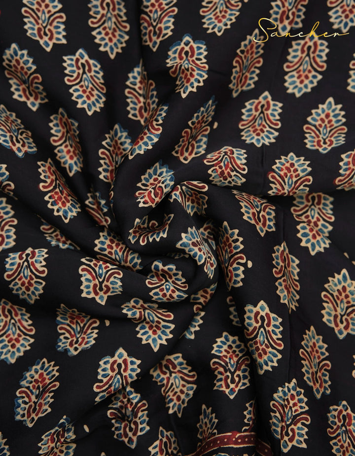 Black Color-Silk Saree