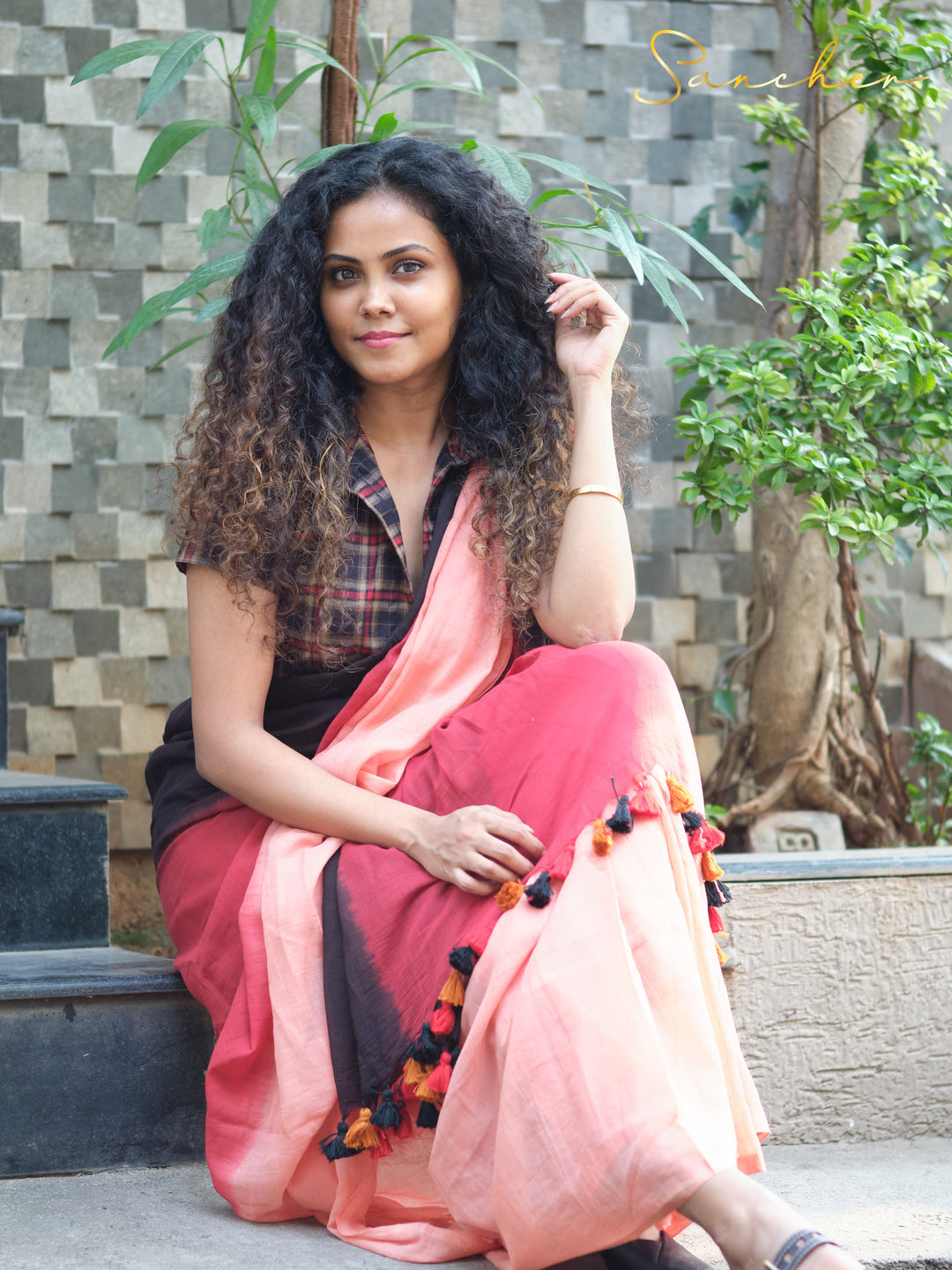 Cupcake Mulmul Cotton Saree