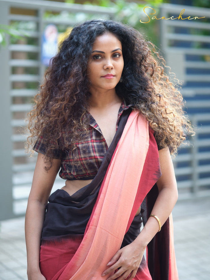 Cupcake Mulmul Cotton Saree