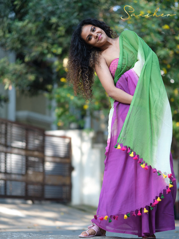 Traditional Mulmul Cotton Saree