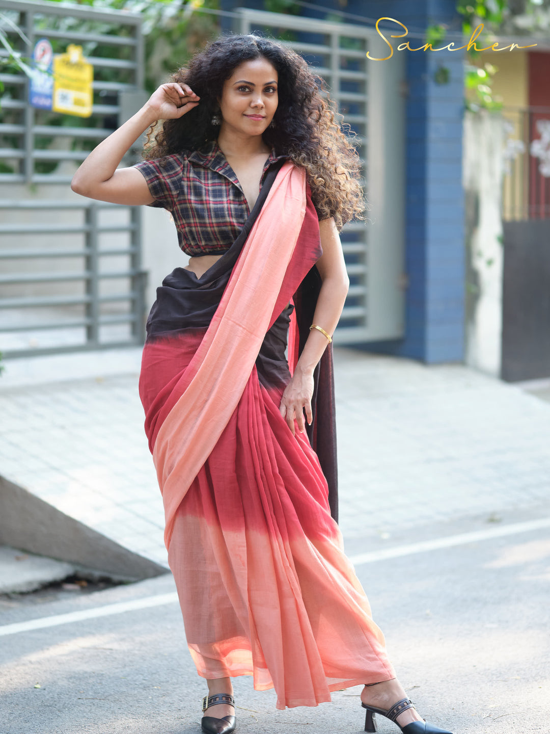 Cupcake Mulmul Cotton Saree