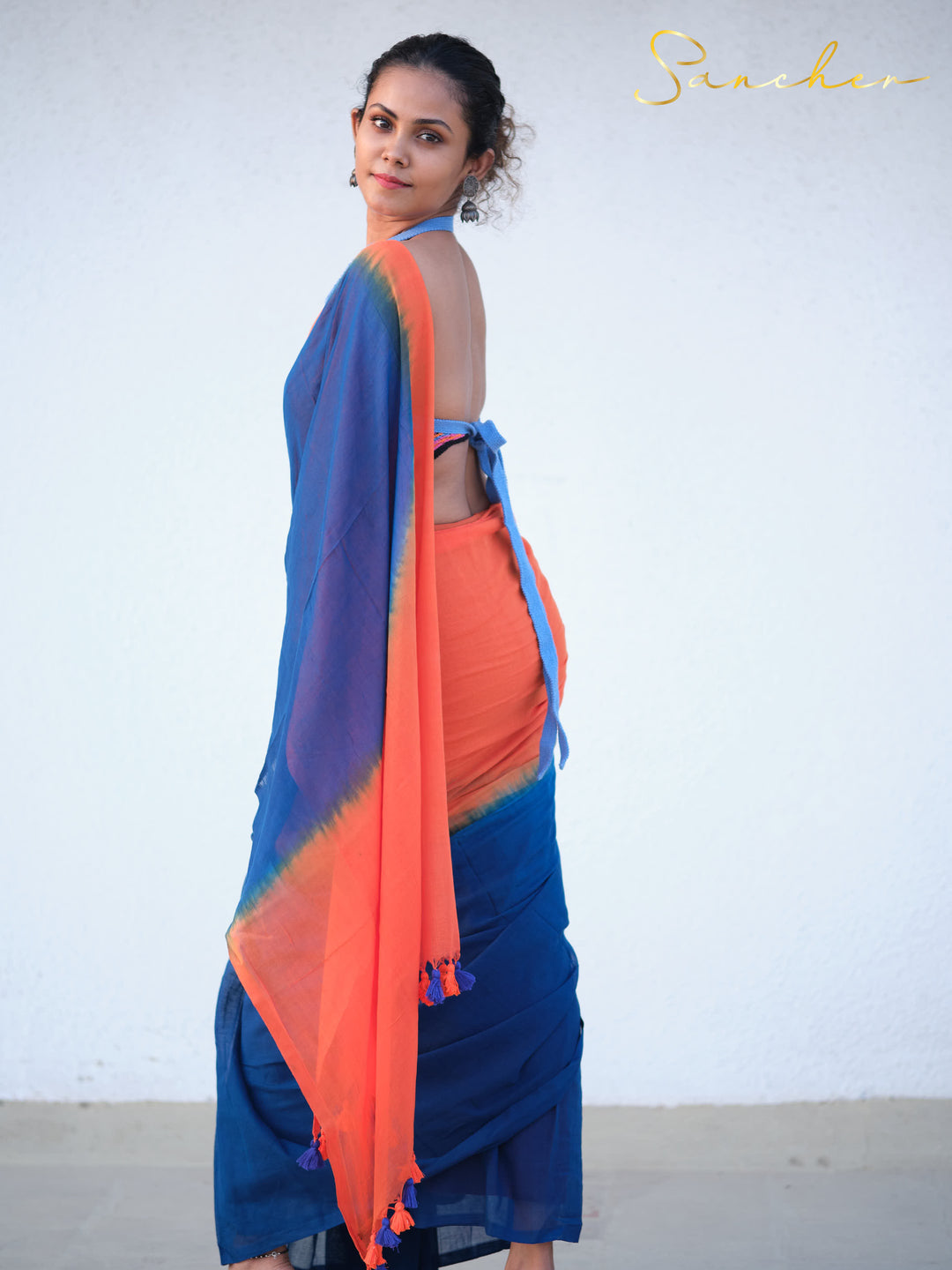 Bubbly Mulmul Cotton Saree