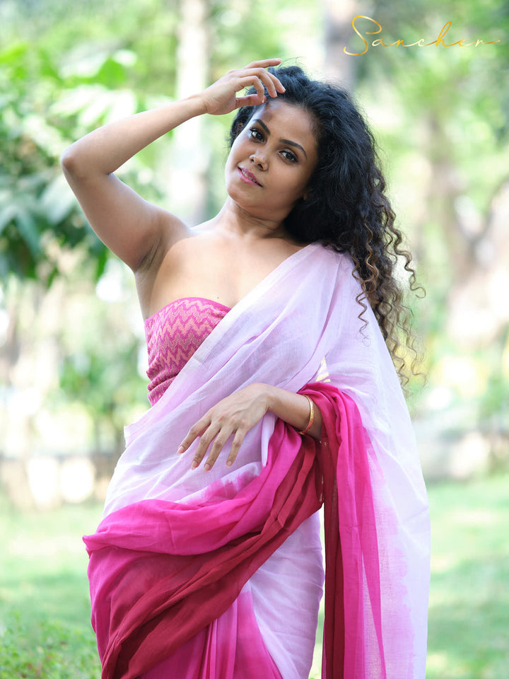 Cotton Tail Mulmul Cotton Saree