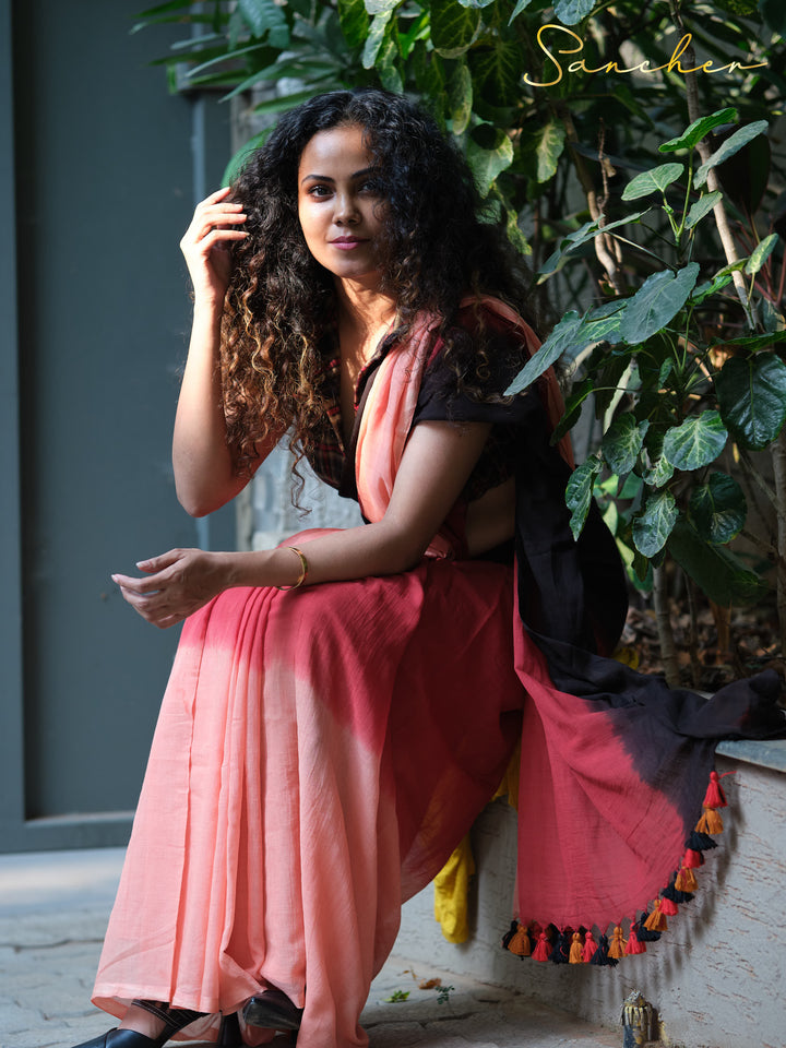 Cupcake Mulmul Cotton Saree