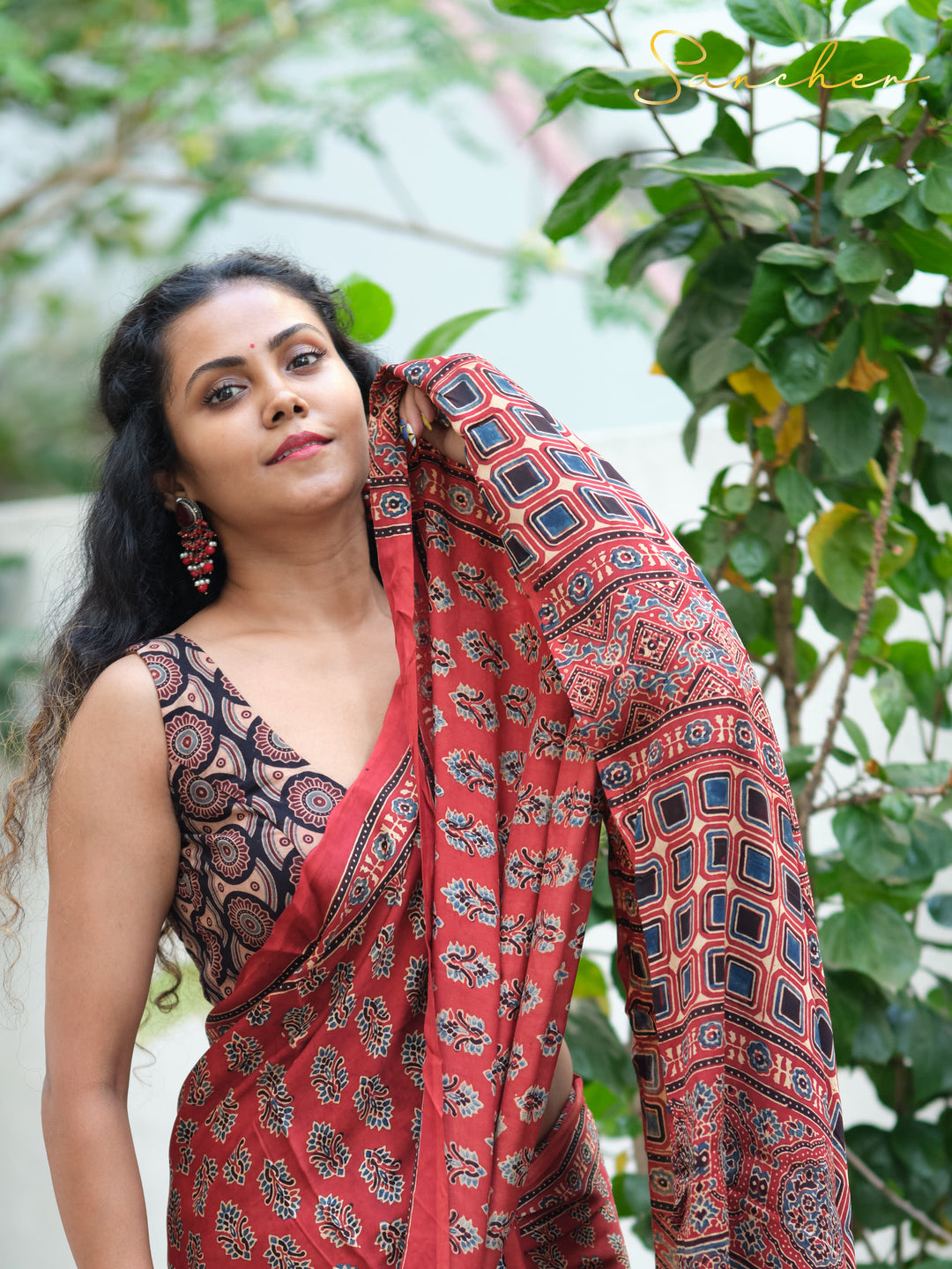 Red Color Saree