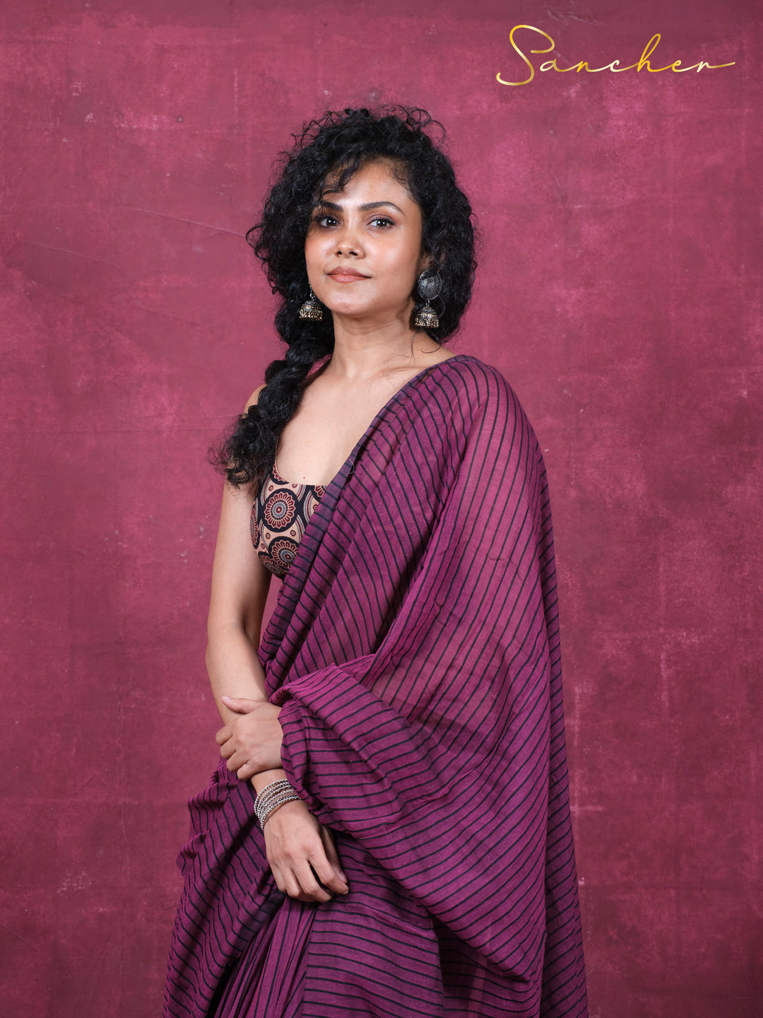 Timeless stroke Mulmul Cotton Saree