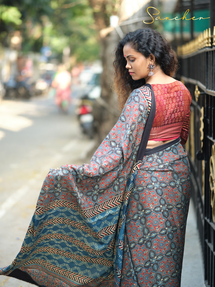 MultiColor-PearlPrestige Silk Saree